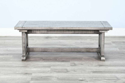 Sunny Designs - Alpine Grey -  Wood Side Bench - 0113AG-SB veiw 4