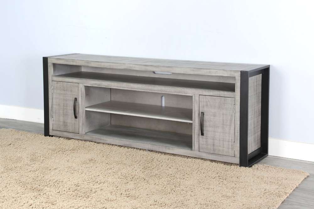 Sunny Designs - Alpine Grey -  Media Console - 3652AG-78 veiw 3