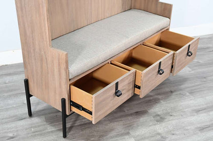 Sunny Designs -  Alyssa Bench Hall Tree - 2127OG veiw 5