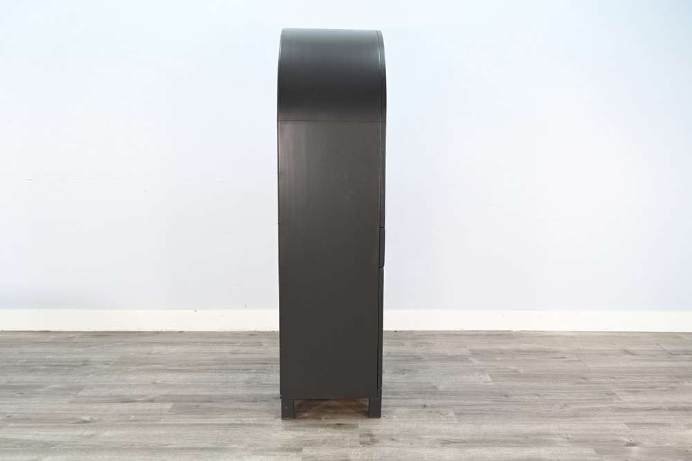 Sunny Designs -  Arched Wine Bar Cabinet - 2117BL veiw 3