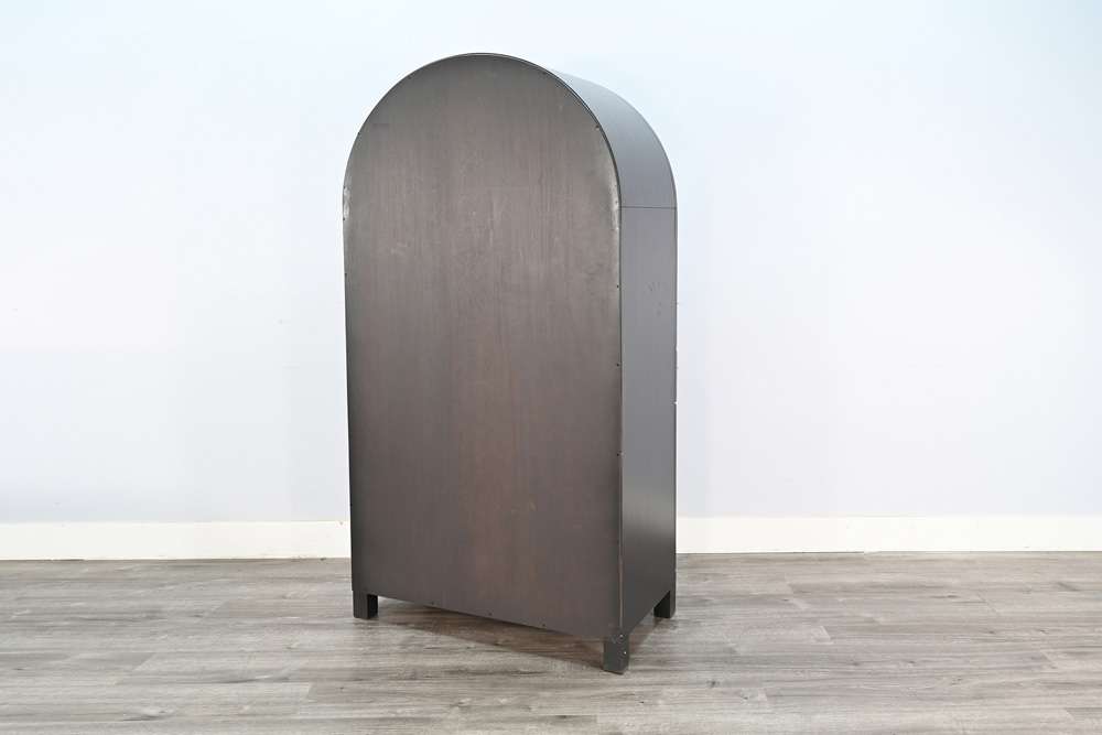 Sunny Designs -  Arched Wine Bar Cabinet - 2117BL veiw 4