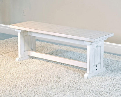 Sunny Designs - Bayside Side Bench in White - 0113MW-SB veiw 2