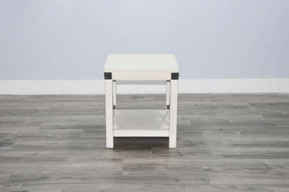 Sunny Designs -  Bayside White Wood End Table - 3185MW-E veiw 4