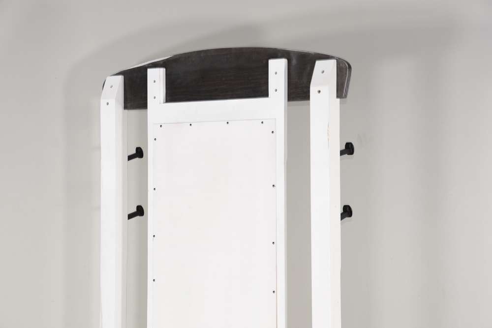 Sunny Designs - Carriage House -  78in 4-hook Farmhouse Wood Hall Tree - 2537EC veiw 5