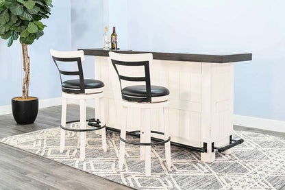 Sunny Designs - Carriage House -  78in Farmhouse Wood Home Bar - 1959EC veiw 3