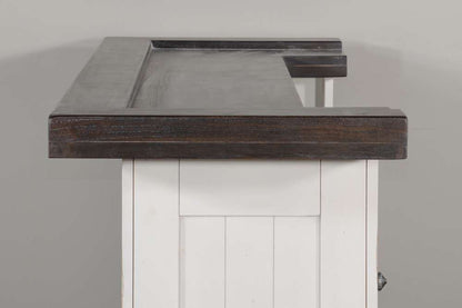 Sunny Designs - Carriage House -  78in Farmhouse Wood Home Bar - 1959EC veiw 7