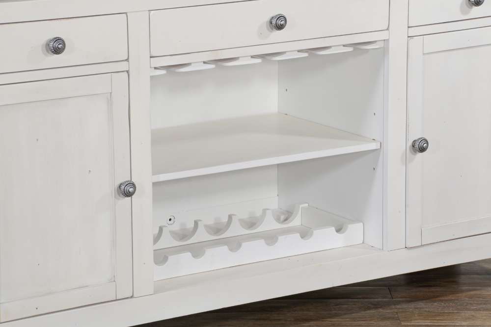 Sunny Designs - Carriage House -  78in Farmhouse Wood Home Bar - 1959EC veiw 8