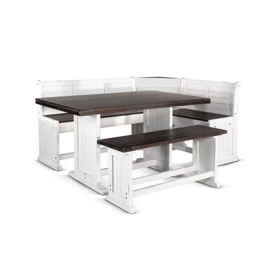 Sunny Designs - Carriage House -  Carriage House Counter Height Breakfast Nook Set - 0114EC veiw 1