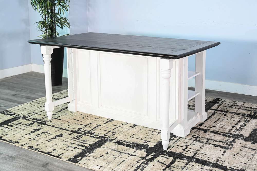 Sunny Designs - Carriage House -  Carriage House Kitchen Island, 13in Drop Leaf - 1016EC veiw 3