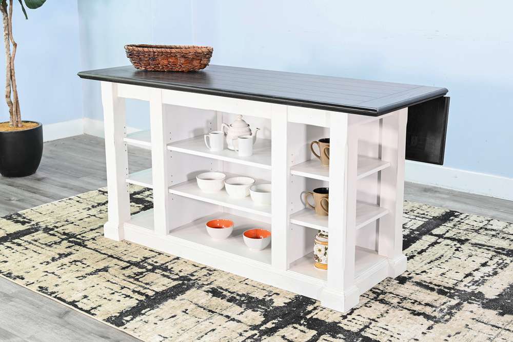 Sunny Designs - Carriage House -  Carriage House Kitchen Island, 13in Drop Leaf - 1016EC veiw 7