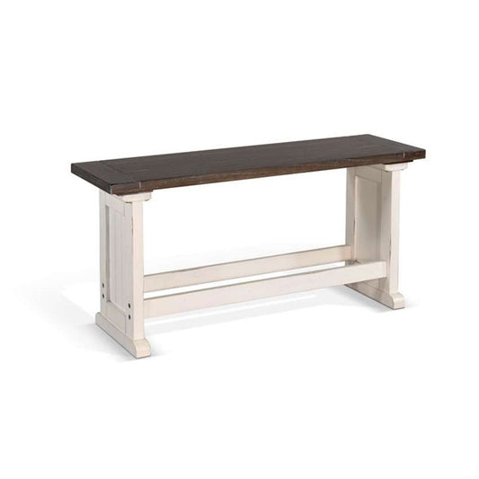 Sunny Designs - Carriage House -  Counter Wood Side Bench - 0114EC-SB veiw 1