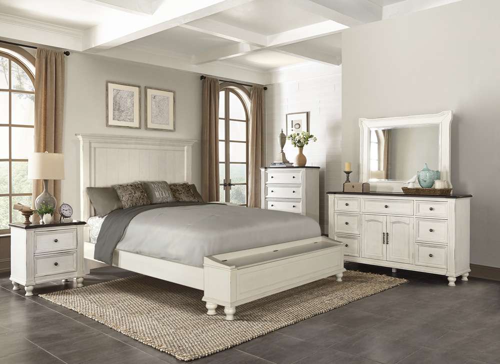 Sunny Designs - Carriage House -  Eastern King Bed with Storage - 2321EC-EKS_CLOSEOUT veiw 2