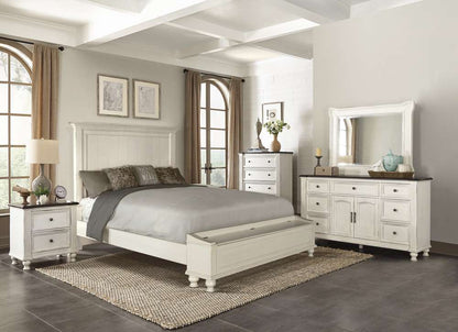 Sunny Designs - Carriage House -  Eastern King Bed with Storage - 2321EC-EKS_CLOSEOUT veiw 2