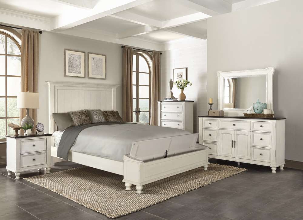 Sunny Designs - Carriage House -  Eastern King Bed with Storage - 2321EC-EKS_CLOSEOUT veiw 3