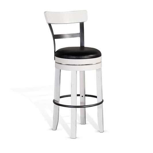 Sunny Designs - Carriage House -  Industrial Swivel Barstool (Set of 2) - 1624EC-B30 veiw 1