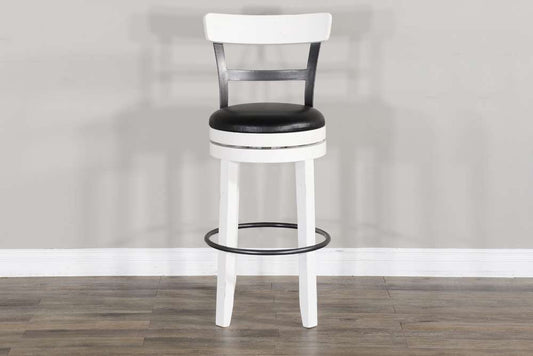 Sunny Designs - Carriage House -  Industrial Swivel Barstool (Set of 2) - 1624EC-B30 veiw 2
