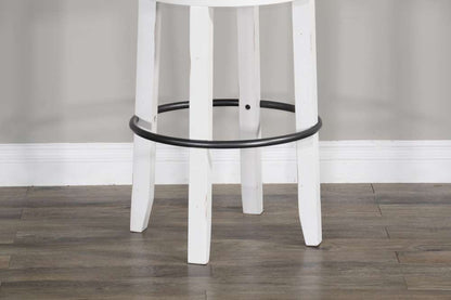 Sunny Designs - Carriage House -  Industrial Swivel Barstool (Set of 2) - 1624EC-B30 veiw 3