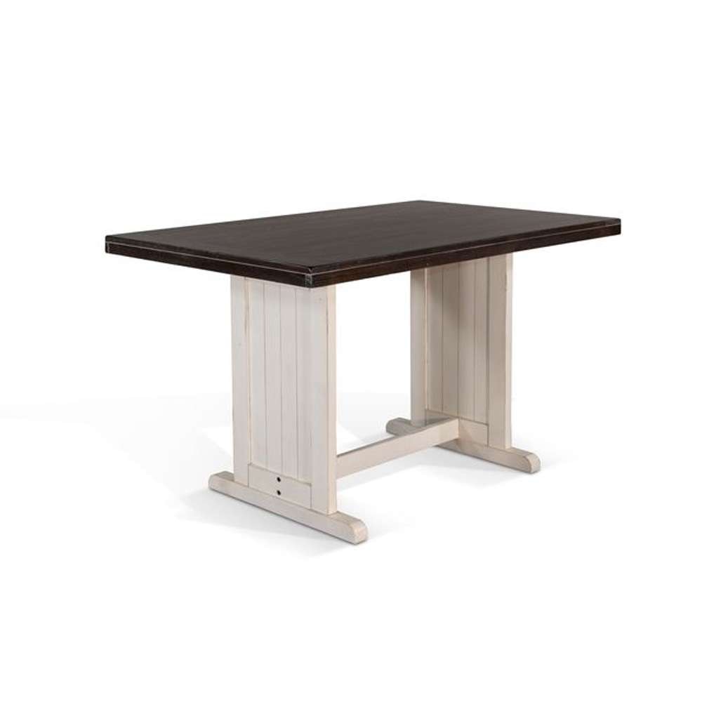 Sunny Designs - Carriage House -  Rectangular Wood Counter Height Dining Table - 0114EC-T veiw 1