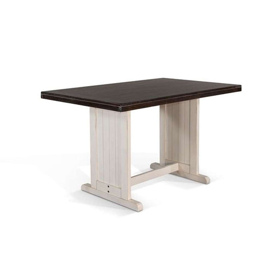 Sunny Designs - Carriage House -  Rectangular Wood Counter Height Dining Table - 0114EC-T veiw 1