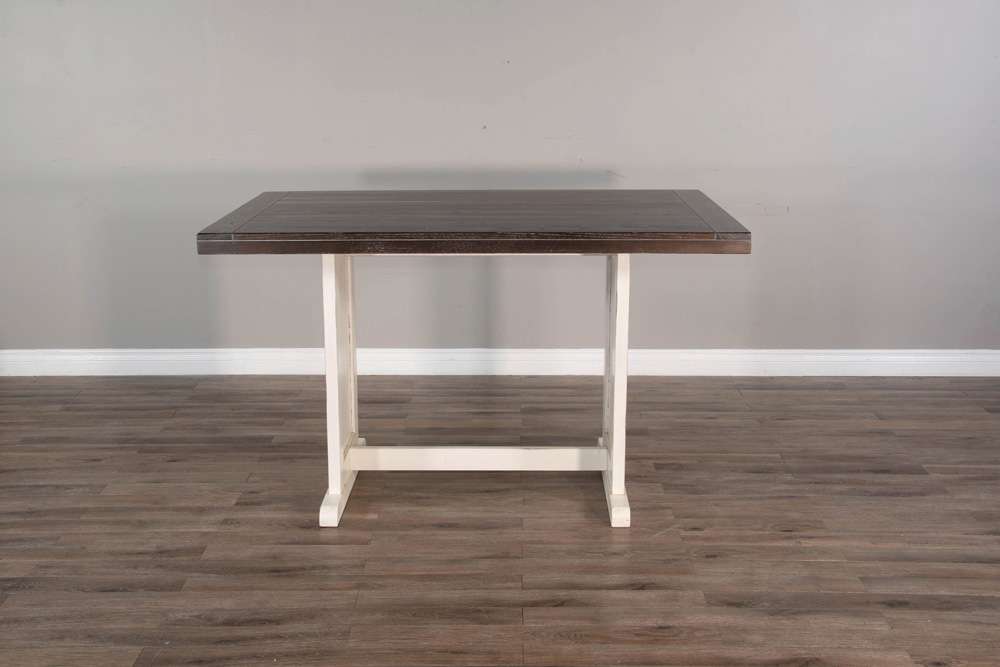 Sunny Designs - Carriage House -  Rectangular Wood Counter Height Dining Table - 0114EC-T veiw 3
