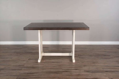 Sunny Designs - Carriage House -  Rectangular Wood Counter Height Dining Table - 0114EC-T veiw 3