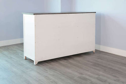 Sunny Designs - Carriage House -  Wood White Buffet with Drawers - 1976EC-B veiw 3