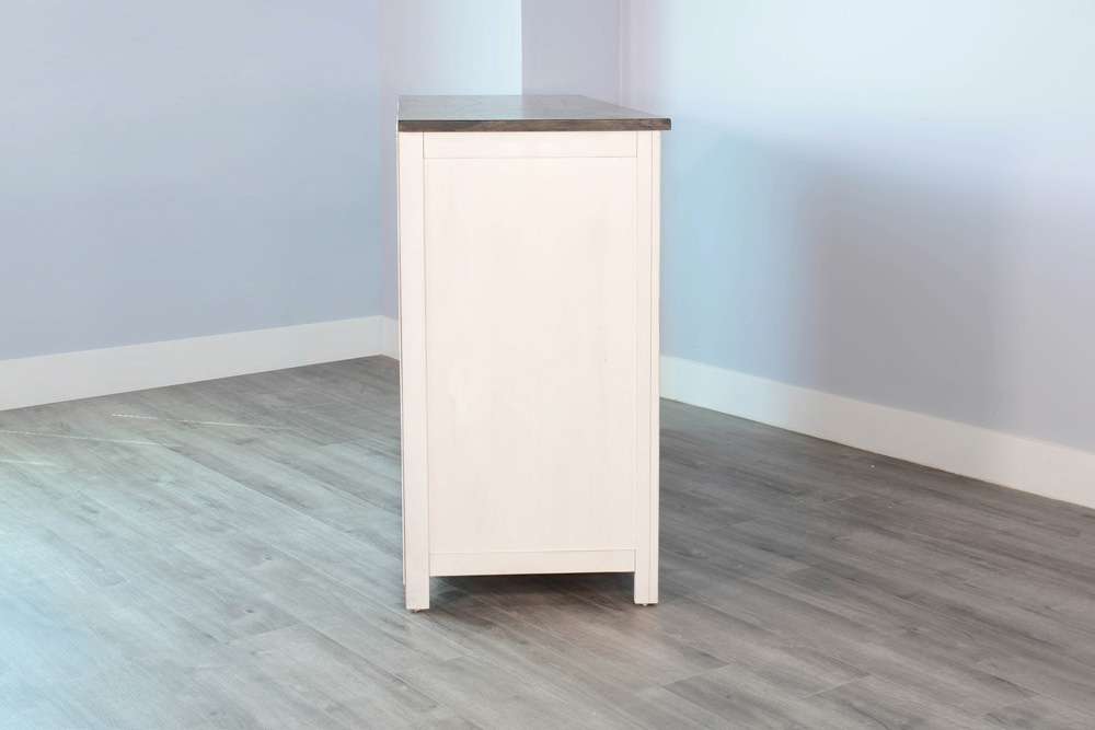 Sunny Designs - Carriage House -  Wood White Buffet with Drawers - 1976EC-B veiw 4