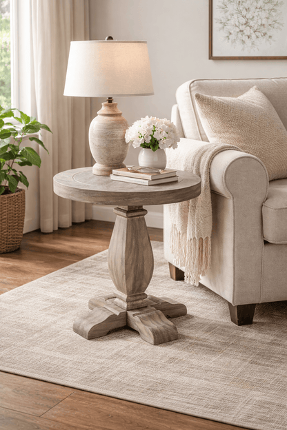Sunny Designs - Chair Side Table - Natural - 3197WE-CS view 5