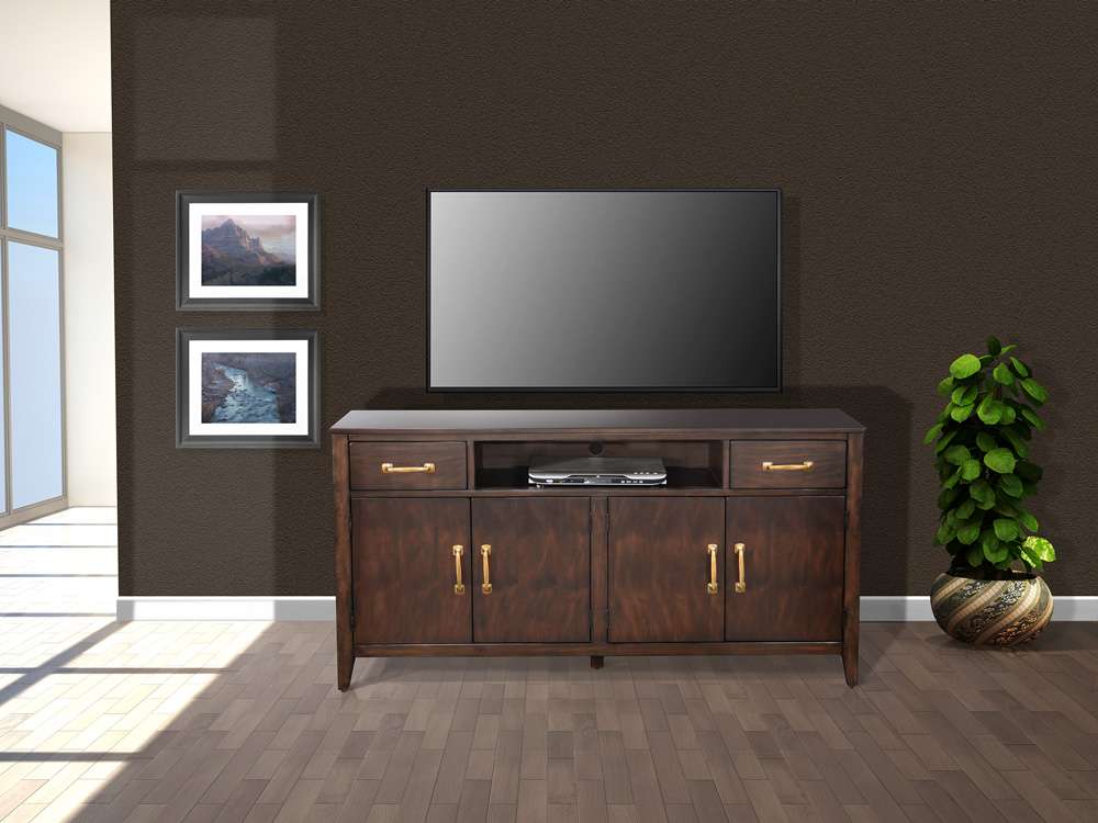 Sunny Designs -  Coffee Brown Media Console - 3659CB-62 veiw 2