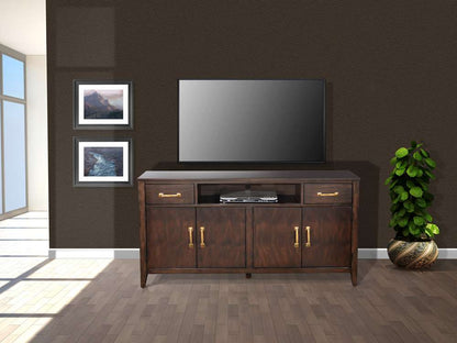 Sunny Designs -  Coffee Brown Media Console - 3659CB-62 veiw 2