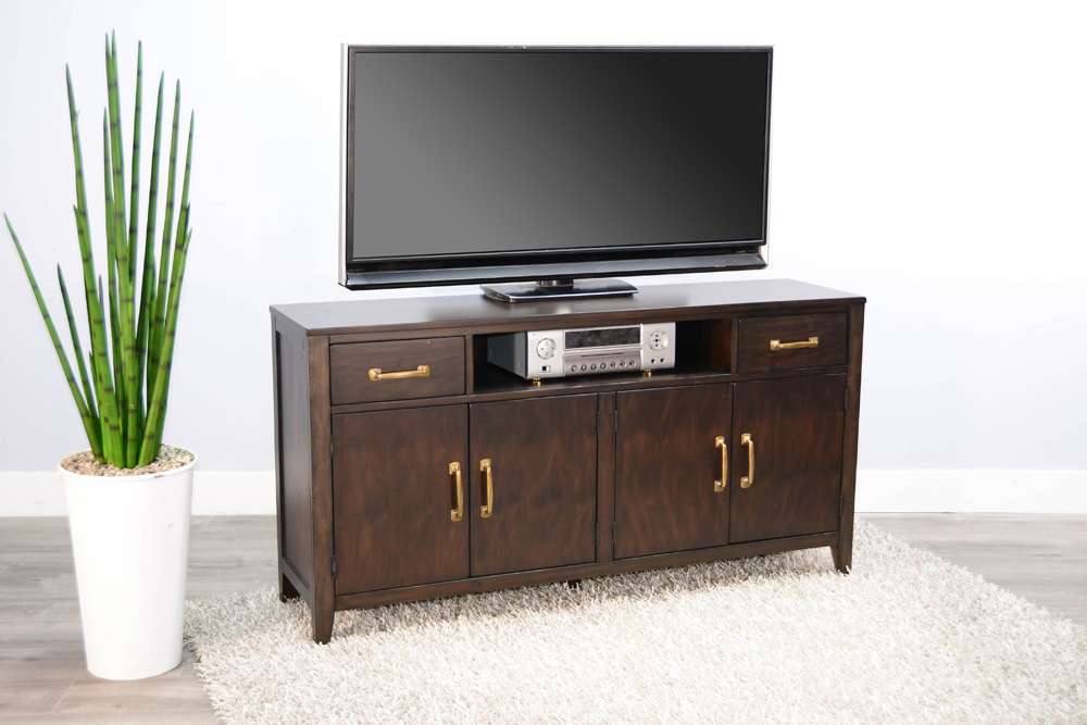 Sunny Designs -  Coffee Brown Media Console - 3659CB-62 veiw 3