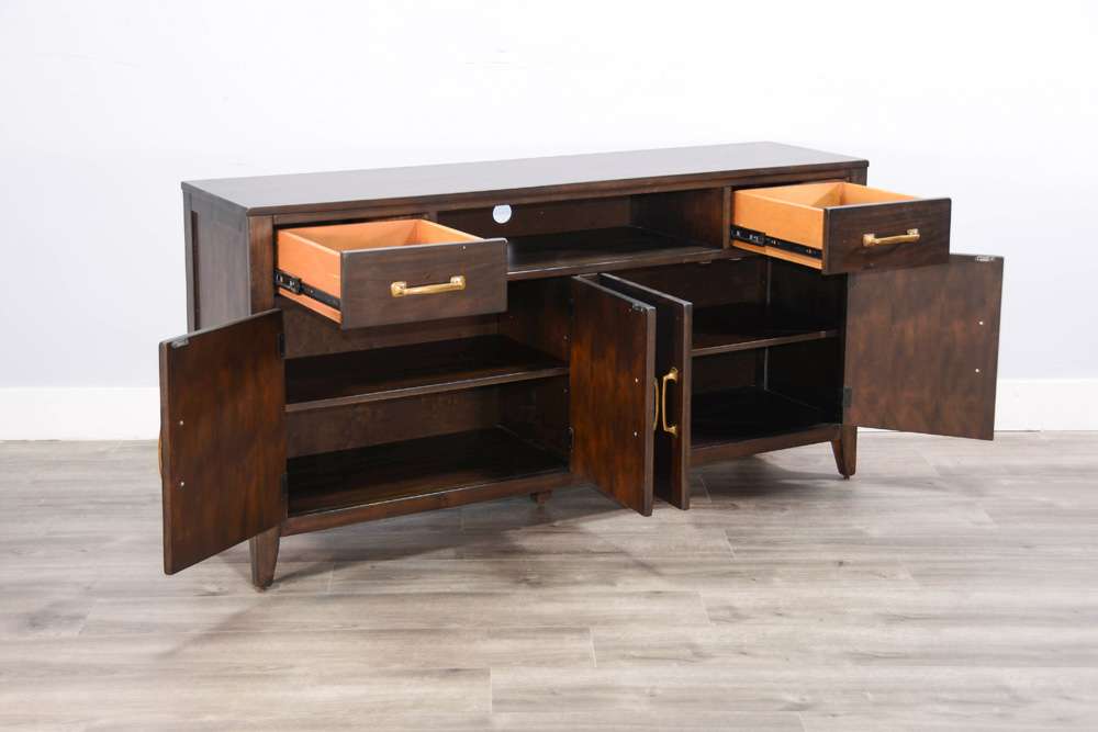 Sunny Designs -  Coffee Brown Media Console - 3659CB-62 veiw 4