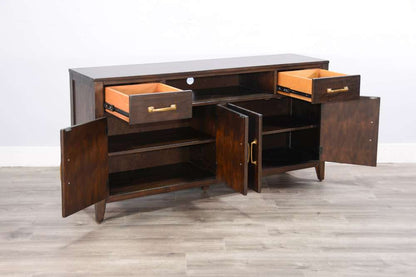 Sunny Designs -  Coffee Brown Media Console - 3659CB-62 veiw 4