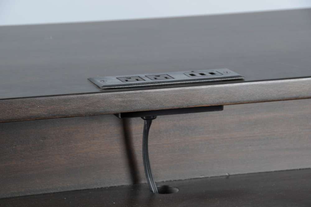Sunny Designs -  Console Table with USB Power Pack - 2094CB-CT veiw 7