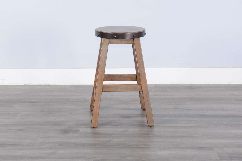 Sunny Designs -  Counter Wood Counter Stool - 1701AB-24 veiw 2