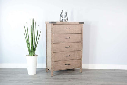 Sunny Designs -  Desert Rock Modern Mahogany Chest in Desert Rock-Light Brown - 2357DR-C veiw 1