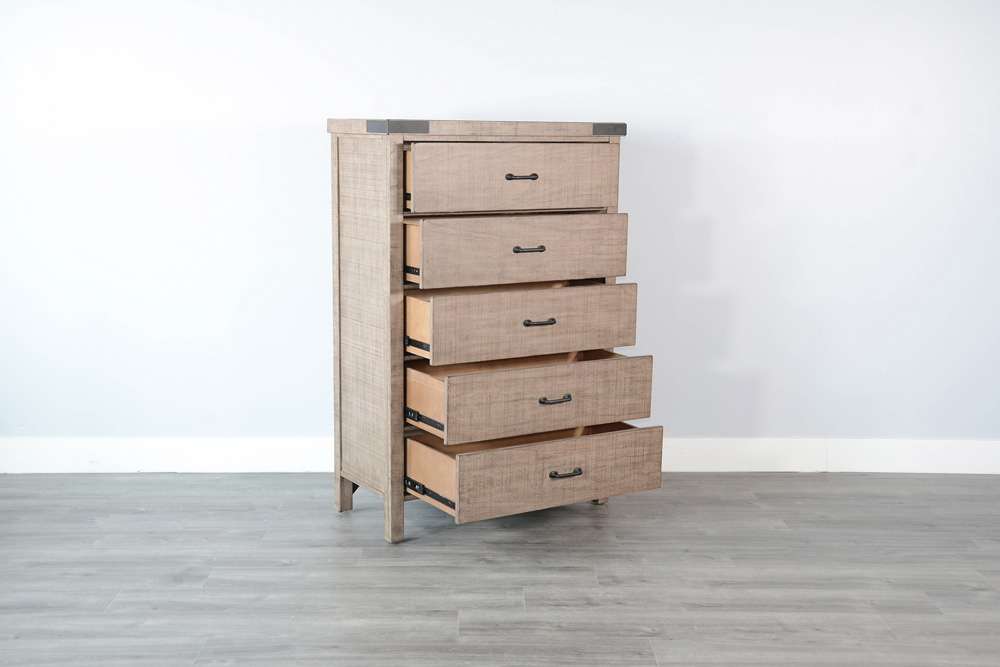 Sunny Designs -  Desert Rock Modern Mahogany Chest in Desert Rock-Light Brown - 2357DR-C veiw 3