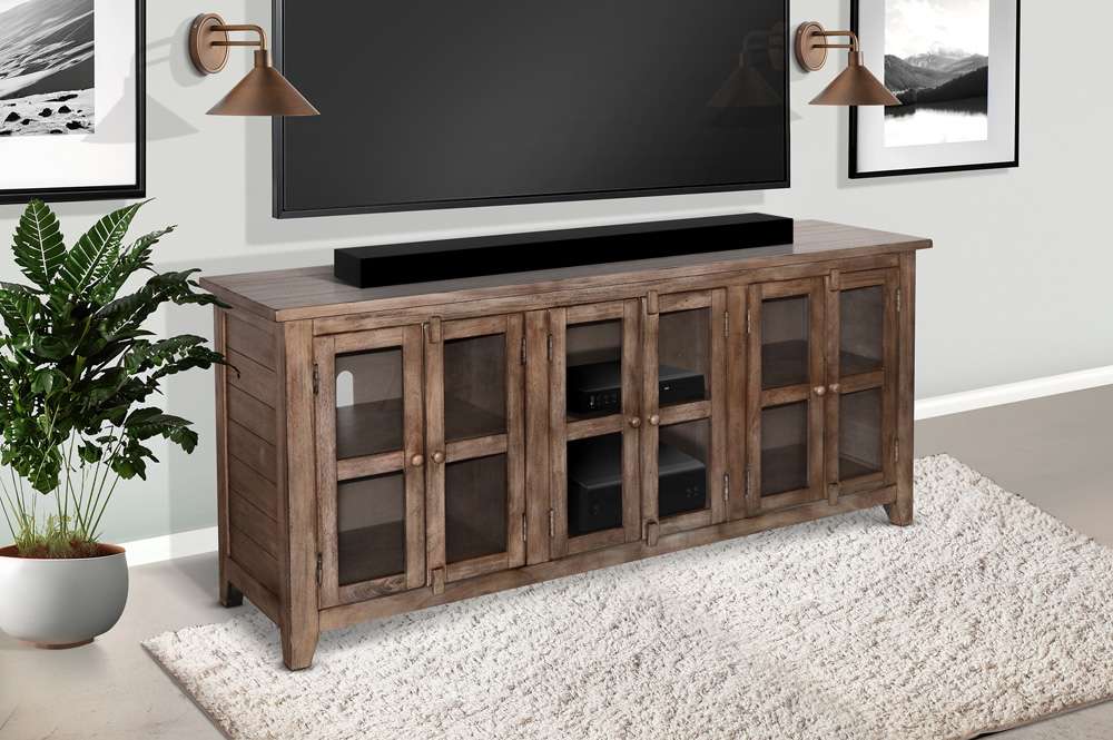 Sunny Designs - Doe Valley -  70in TV Console - 3628BU-70 veiw 2