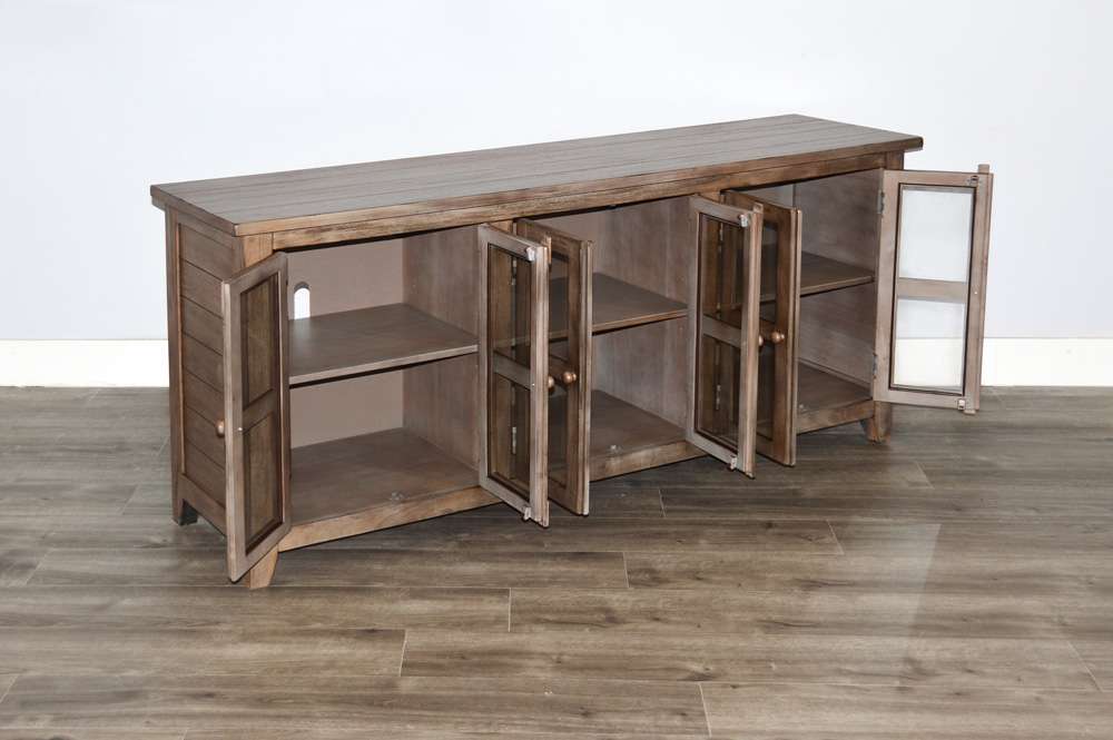 Sunny Designs - Doe Valley -  70in TV Console - 3628BU-70 veiw 4