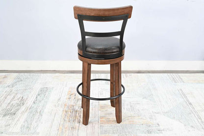 Sunny Designs - Doe Valley -  Bar Swivel Barstool, Cushion Seat (Set of 2) - 1624BU-B30 veiw 3