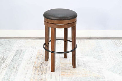 Sunny Designs - Doe Valley -  Bar Swivel Stool with Cushion Seat (Set of 2) - 1624BU-30 veiw 4
