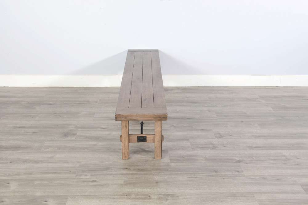 Sunny Designs - Doe Valley -  Bench with Turnbuckle, Wood Seat - 1522BU veiw 3