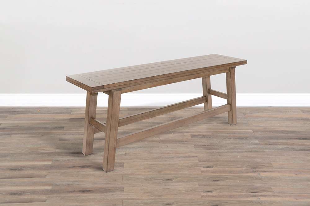 Sunny Designs - Doe Valley -  Counter Height Wood Bench - 1634BU veiw 1