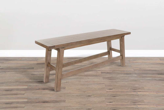 Sunny Designs - Doe Valley -  Counter Height Wood Bench - 1634BU veiw 1
