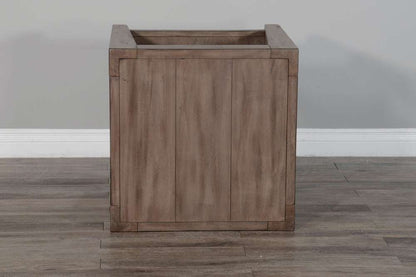 Sunny Designs - Doe Valley -  Doe Valley 24in Mid-Century Wood End Table in Taupe Brown - 3148BU-E veiw 4