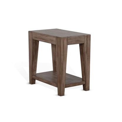 Sunny Designs - Doe Valley -  Doe Valley 25in Mid-Century Wood Chair Side Table in Taupe Brown - 3148BU-CS veiw 1
