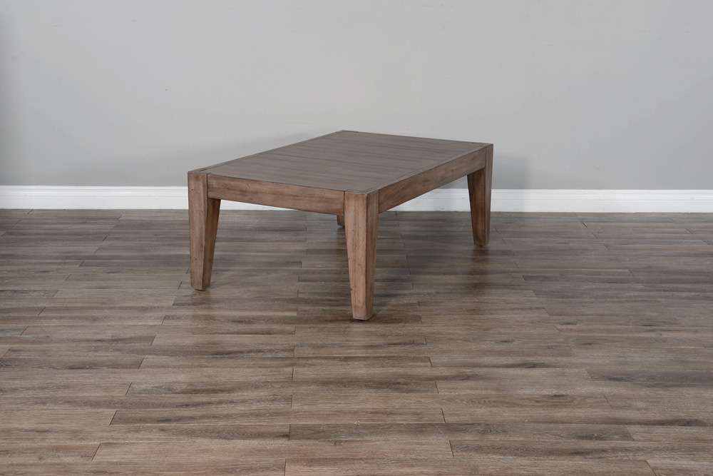 Sunny Designs - Doe Valley -  Doe Valley 48in Mahogany Wood Coffee Table in Taupe Brown - 3148BU-C veiw 2