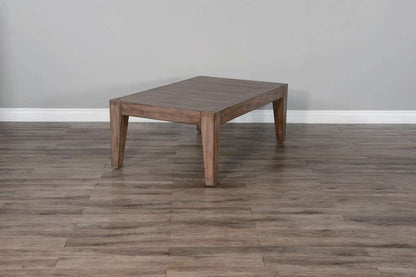 Sunny Designs - Doe Valley -  Doe Valley 48in Mahogany Wood Coffee Table in Taupe Brown - 3148BU-C veiw 2