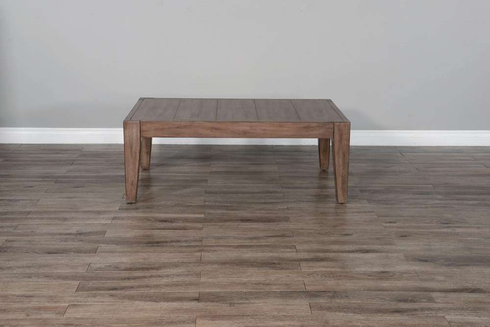 Sunny Designs - Doe Valley -  Doe Valley 48in Mahogany Wood Coffee Table in Taupe Brown - 3148BU-C veiw 3
