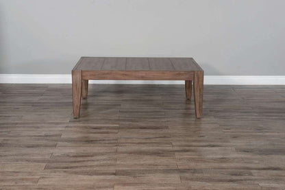 Sunny Designs - Doe Valley -  Doe Valley 48in Mahogany Wood Coffee Table in Taupe Brown - 3148BU-C veiw 3